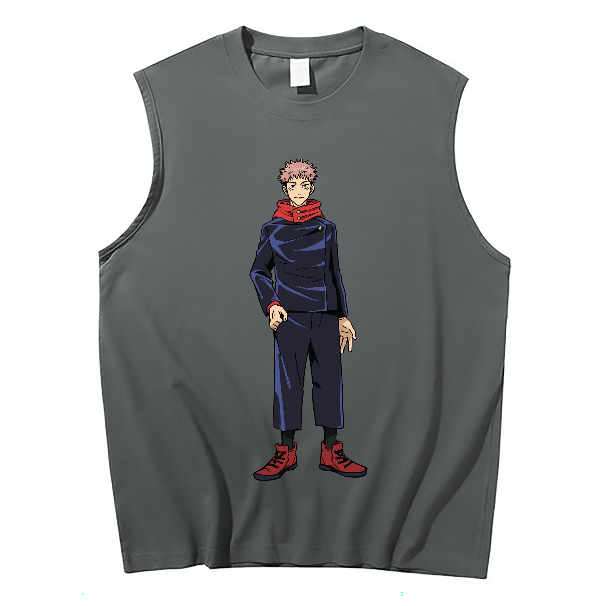 （画像用） 呪術廻戦 Jujutsu Kaisen コットン100％タンクトップ（フロントプリント）